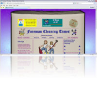 www.foremancleaning.com -- Custom Web Design, Custom, JavaScript Estimation and Feedback Forms