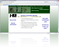 www.hydrogen4vehicles.com -- Custom Web Design to look like Power Point Presentation, Graphic Design Work